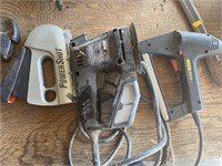 Staple guns and sander