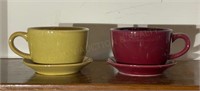Pair of Coffee Cups & Saucers