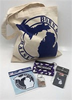 New State Of Michigan Tote Bag W/ Assorted