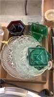 Lot of decorative glass