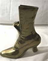 Brass Plated Woman Boot