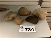 INDIAN ARTIFACTS STONES FOUND WITH ARROWHEADS