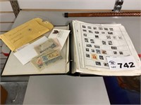 STAMP BOOK AND LOOSE STAMPS