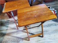 Wooden TV Tray Tables