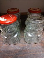 4 Bear Jelly Jars