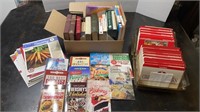 Recipe cards, Bibles, Cookbooks