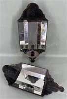 Mirrored Early Lighting Candle Sconces