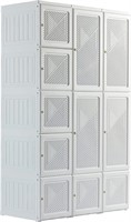 *Portable Closet Clothes Wardrobe Plastic Bedroom