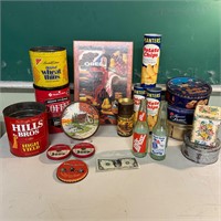 Advertising Tins and bottles, 19 pc. (T3)
