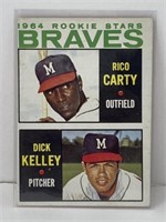 ROOKIE CARD 1964 TOPPS RICO CARTY