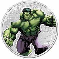 2023 Niue 1 Oz Silver $2 Marvel: Incredible Hulk