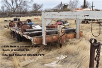 Shop-Built GN Flat-deck Trailer, Mobile Home