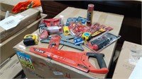 Box Of Assorted Name Brand Tools & Accessories