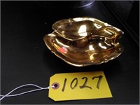 24 Carat Gold Plated Dish