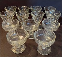 CRYSTAL SHERBET DISHES