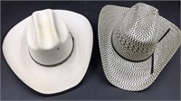 (2) Western hats