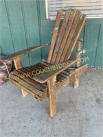 Adirondack style porch chair