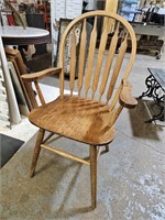 Wood Armed Chair