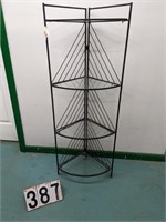 Quarter Round 4 Tier Plant Stand, 49" Tall