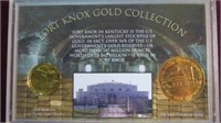 FT KNOX GOLD COLLECTION 2001 KY QTR, US MINT MEDAL