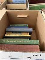 Box of reference books