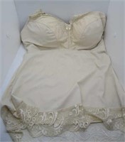 Rhonda Shear Camisole W/ Bra & Lace Trim 2X