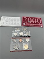 2000 US Mint 10-coin set (Philadelphia)