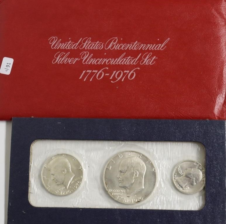 SILVER BICENTENNIAL MINT SET