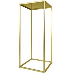 New Metal Column Centerpiece with Plate Gold