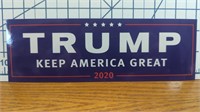 Trump keep America great 2020 bumper sticker