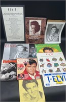 ELVIS PRESLEY RECORDS, BOOK, PRINTS, & MORE