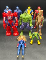 (9) 11" SUPER HERO ACTION FIGURES