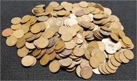 (5) Hundred Wheat Cents