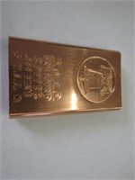2010 Liberty Bell 1 LB 999% Pure Copper