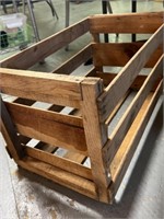 Vintage wooden fruit crate