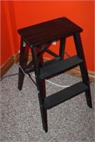 Small 3 Step, Folding Wooden Step Ladder