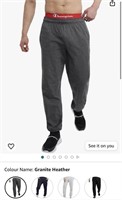 Size M champion track pants - heather grey