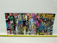 variety of DC, Marvel , Action comics