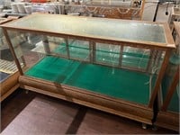 Antique Wood Glass Show Case