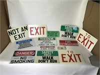 Lot of Safety Signs