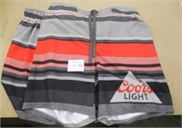 2 New Pairs Coors Light Men's Size L Shorts