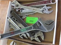 (13) Crescent Wrenches - Proto, Evercraft, Vise Gr
