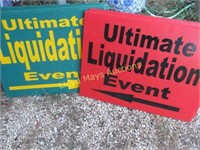 Ultimate Liquidation Event - 20pc Signs & Stands