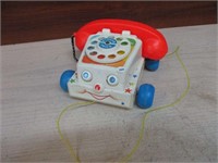 Vintage Fisher Price Pull Toy Telephone
