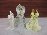 3 Figures - Sister Prayer, Wedding Couple + More