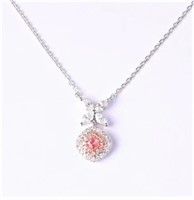 Natural Diamond 18Kt Gold Necklace