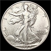 1929-D Walking Liberty Half Dollar CLOSELY
