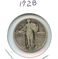 1928 Standing Liberty Silver Quarter