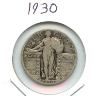 1930 Standing Liberty Silver Quarter