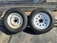 2 different spare tires one new & one used,